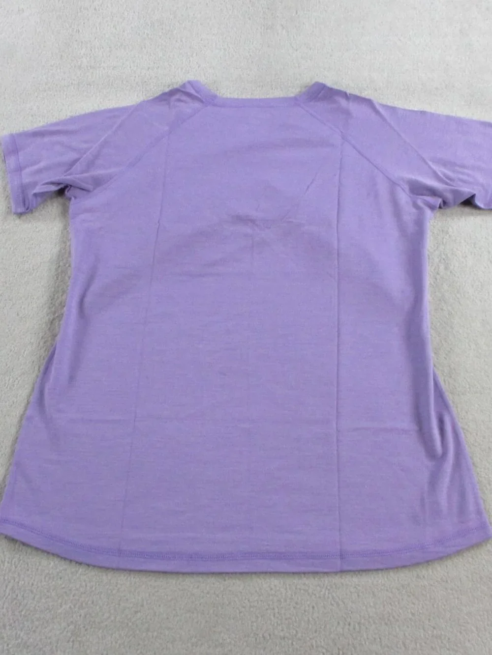 Iksplor Grown Up Nursing Tee Womens Medium Lilac Purple Merino Wool UPF 50+ NEW - Picture 5 of 10